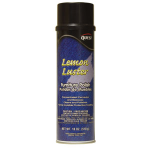 Quest Chemical 214 Lemon Luster Furniture Polish, 20oz, 12/Cs.