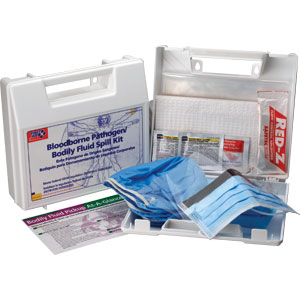 First Aid Only 214-U/FAO 23-Pc. Bloodborne Pathogen/Body Fluid Spill Kit