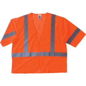 Ergodyne 22015 GloWear&reg; 8310HL Class 3 Economy Vest Orange, L - XL