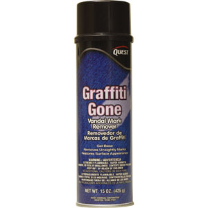 Quest Chemical 221 Graffiti Gone Vandalism Mark Remover, 20oz, 12/Cs