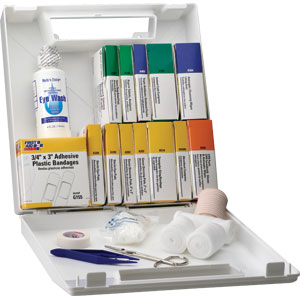 First Aid Only 225-U/FAO 50-Person, 196-Piece Kit (Plastic) First Aid Only 225-U/FAO 50-Person, 196-Piece Kit (Plastic)