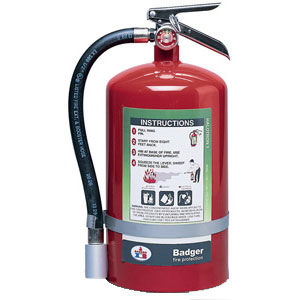 Badger 23097 15-1/2 lb Halotron I Fire Extinguisher w/Wall Hook Badger 23097 15-1/2 lb Halotron I Fire Extinguisher w/Wall Hook