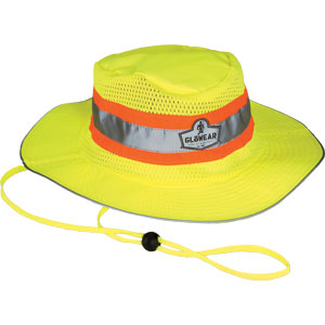 Ergodyne 23259 GloWear&reg; 8935 Hi-Vis Ranger Hat Lime, S-M