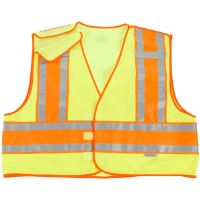 Ergodyne 23399 GloWear® 8245PSV Public Safety Vest Lime, 4X - 5X