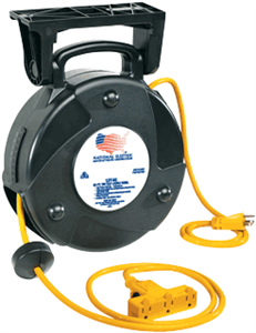 National Electric 23T40 Heavy Duty Tri-Tap Reel w/ 40&#39; Cord