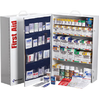 First Aid Only 249-O/P 5-Shelf, 200-Person, 1,720-Pc. Station w/22-Pocket Liner