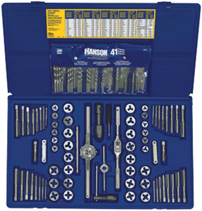 IRWIN Tap And Die Set with Drill Bits 117-Piece Machine Screw/SAE/Metric 26377 