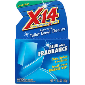 WD-40 268011 X-14&reg; Blue Plus Fragrance Auto Toilet Cleaner,1.6oz