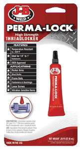 JB Weld 27106 J-B Red Perma-Lock Medium Strength Threadlocker