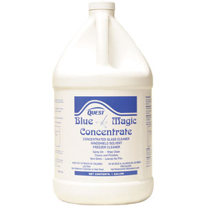 Quest Chemical 271415 Blue Magic Concentrated Glass Cleaner,1 Gal,4/Cs.