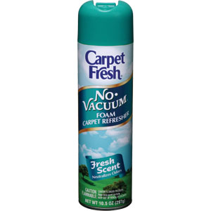 WD-40 280037 Carpet Fresh No-Vacuum 10.5 oz, Morning Rain, 12/Pk