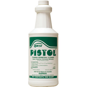 Quest Chemical 293016 Pistol Foaming Germicidal Cleaner, 1 Qt, 12/Cs. Quest Chemical 293016 Pistol Foaming Germicidal Cleaner, 1 Qt, 12/Cs.