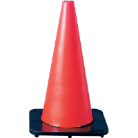 Jackson Safety 3004231 DW Series Traffic Cone, 6&4" Collar, 36"