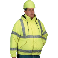 Jackson Safety 3009718 ANSI Class 3 All Weather Jacket,Lime, L