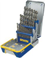 Irwin 3018002 29 Pc. Cobalt M-35 Metal Index Drill Bit Set