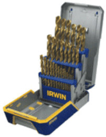 Irwin 3018011 TurboMax® 29Pc. 1/16"-1/2" Ti-Nitride Drill Bit Set