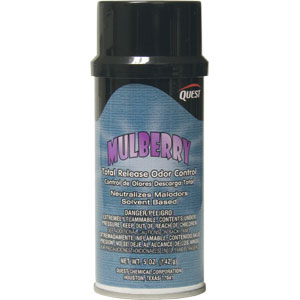 Quest Chemical 314 Mulberry Total Release Odor Eliminator, 6 oz, 12/Cs.