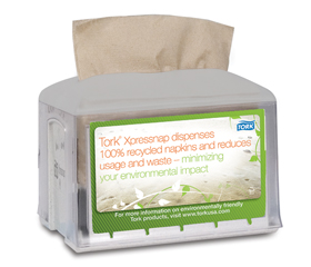 SCA Tork 31XPT Xpressnap&reg; Tabletop Napkin Dispenser, 4/Cs.