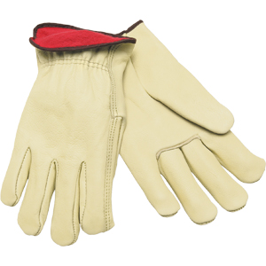 MCR Safety 3250S Premium Red Fleece Lined Drivers w/ST,S,(Dz.)