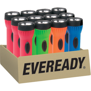 Energizer 3251ND Economy Eveready&reg; Size 2D Flashlights, 12/Cs.