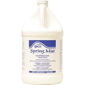 Quest Chemical 362415 Spring Mist Counteractant, 1 gal, 4/Cs