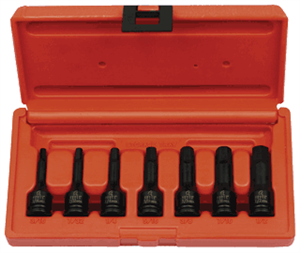 Sunex 3647 7 Pc. 3/8&#34; SAE Hex Driver Impact Socket Set