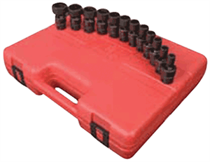 Sunex 3690 12 Pc. 3/8&#34; SAE Universal Impact Socket Set