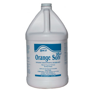 Quest Chemical 378415 Orange Solv Plus d-Limonene Deodorizer/Degreaser,1 gal, 4/Cs