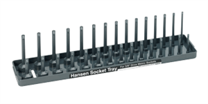 Hansen Global Easy ID Socket Tray, 3/8" - Metric Hansen Global Easy ID Socket Tray, 3/8" - Metric
