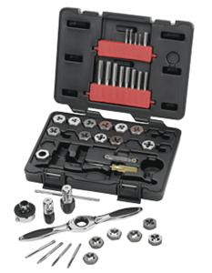 Gearwrench 3886 40 Pc. Tap and Die Drive Tool Set-METRIC