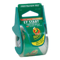 Duck Brand 393185 EZ Start Packaging Tape w/Dispenser, 1.88" x 22.2 yd