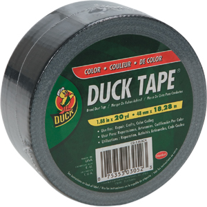 Duck Brand 394551 Duct Tape 1.88&#34; x 20 yd, Professional Black