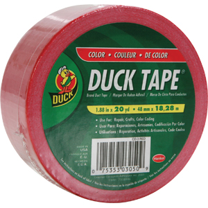 Duck Brand 394558 Duct Tape 1.88&#34; x 20 yd, Professional Red