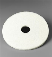 3M 4100 White Super Polish Pads, 12", 5/Case