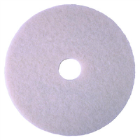 3M 4100N Niagara™ White Polishing Pads, 16", 5/Case