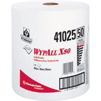 Kimberly Clark 41025 Wypall® X80 Jumbo Roll, White, 475/Roll