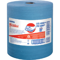 Kimberly Clark 41043 Wypall® X80 Jumbo Roll, Blue, 475/Roll