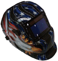 Titan 41265 Solar Powered Welding Helmet, Eagle