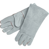 MCR Safety 4150B Gray Economy Shoulder Leather Welder Gloves,(Dz.)