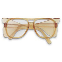 MCR Safety 4180 Value™ Advantage® Teardrop Glasses,Caramel, Clear