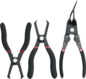 KD Tools 41850 3 Pc. Body Clip Pliers Set