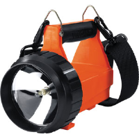 Streamlight 44400 Fire Vulcan, Standard System, Dual Rear LEDs and Quick Release Shoulder Strap, AC/DC, Orange