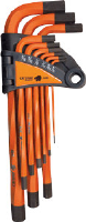 Mayhew Tools 45052 9 Pc. Heavy Duty TWISTED Hex Key Set - SAE