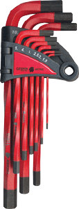 Mayhew Tools 45053 9 Pc. Heavy Duty TWISTED Hex Key Set - Metric