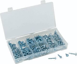 Titan 45220 200 Pc. Hex Head Drill Screw Assortment