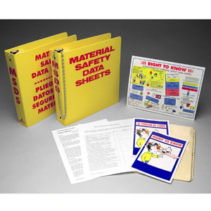 Brady 45328 MSDS Training Binder Insert