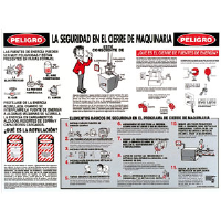 Brady 45638 Spanish Lockout Safety Poster