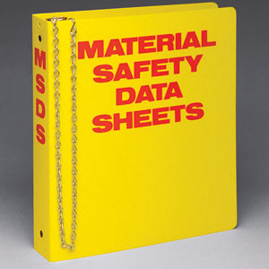 Brady 45991 3&#34; Ring MSDS Binder