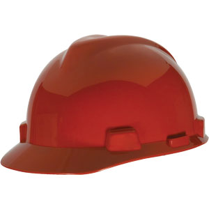 MSA 463947 V-Gard&reg; Standard Cap w/Staz-On, Red