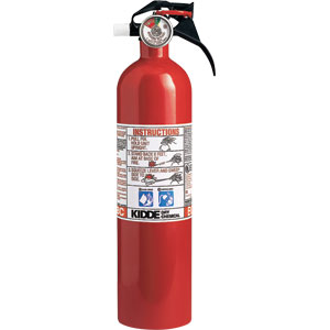 Kidde 466141 2-3/4 lb BC Kitchen/Garage Extinguisher w/Nylon Strap Bracket